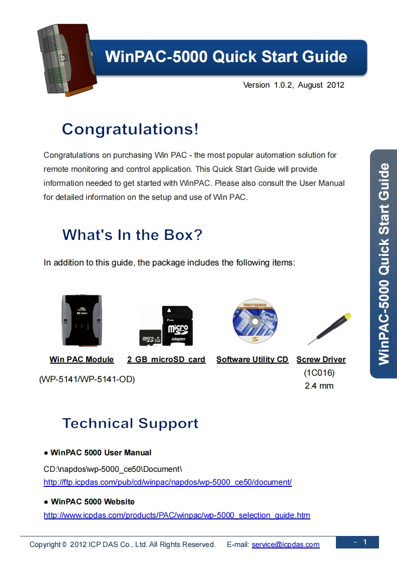 WinPAC_5000_用户使用说明书手册_guide_英语_v1.0.2