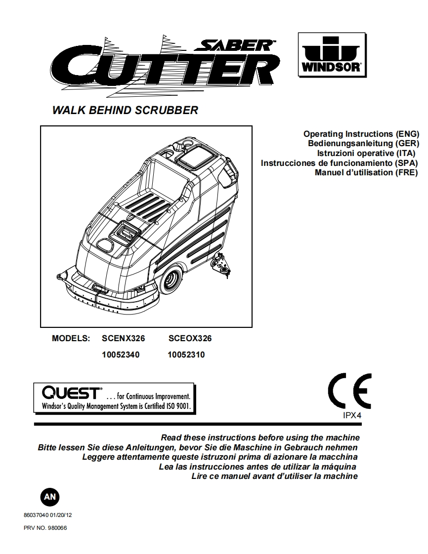Windsor-Saber-Cutter-Deluxe-32-SCENX326-Scrubber-Manual操作与维护手册新质力文库 - 聚焦新质生产力发展的数字化知识库_行业洞察 / 理论成果 / 实践指南免费下载新质力文库