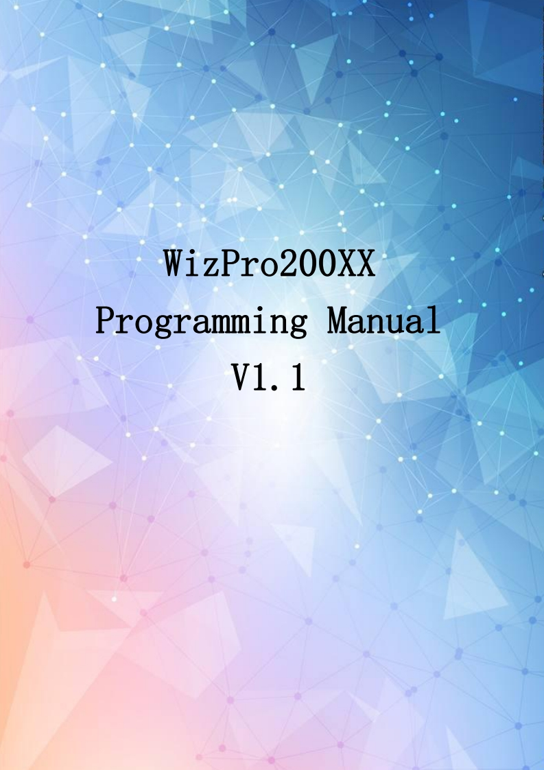 WizPro200XX--Programming-Data-Manual-V1.1