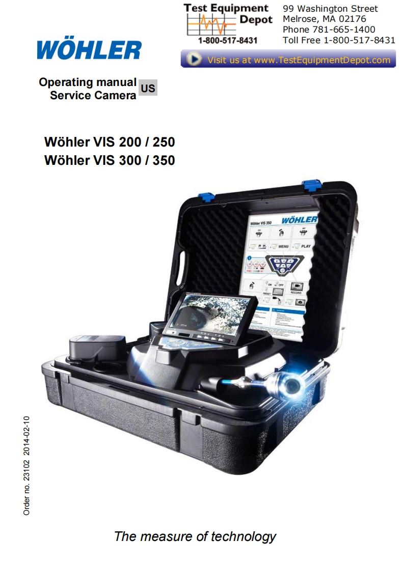 Wohler-VIS350-User-Manual操作说明书手册新质力文库 - 聚焦新质生产力发展的数字化知识库_行业洞察 / 理论成果 / 实践指南免费下载新质力文库