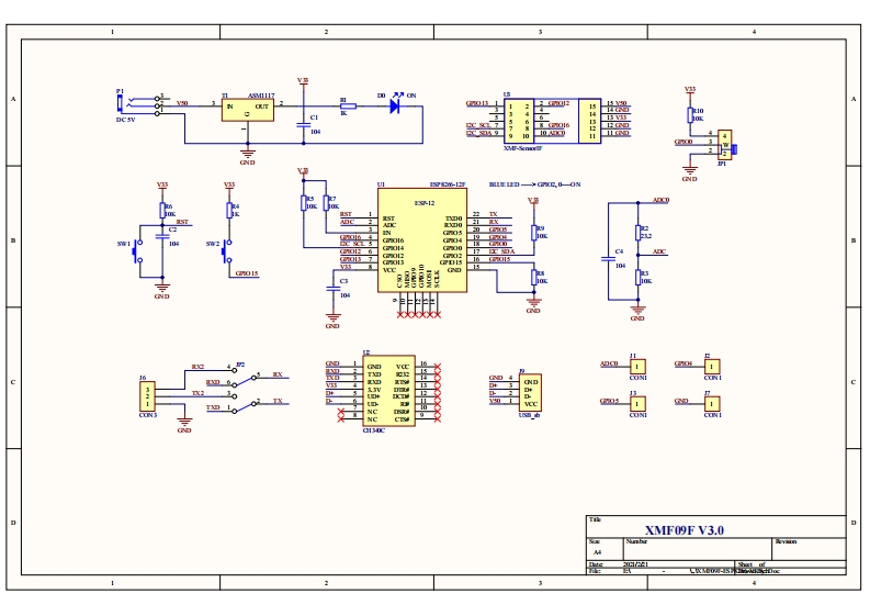 XMF09F-ESP8266-V3