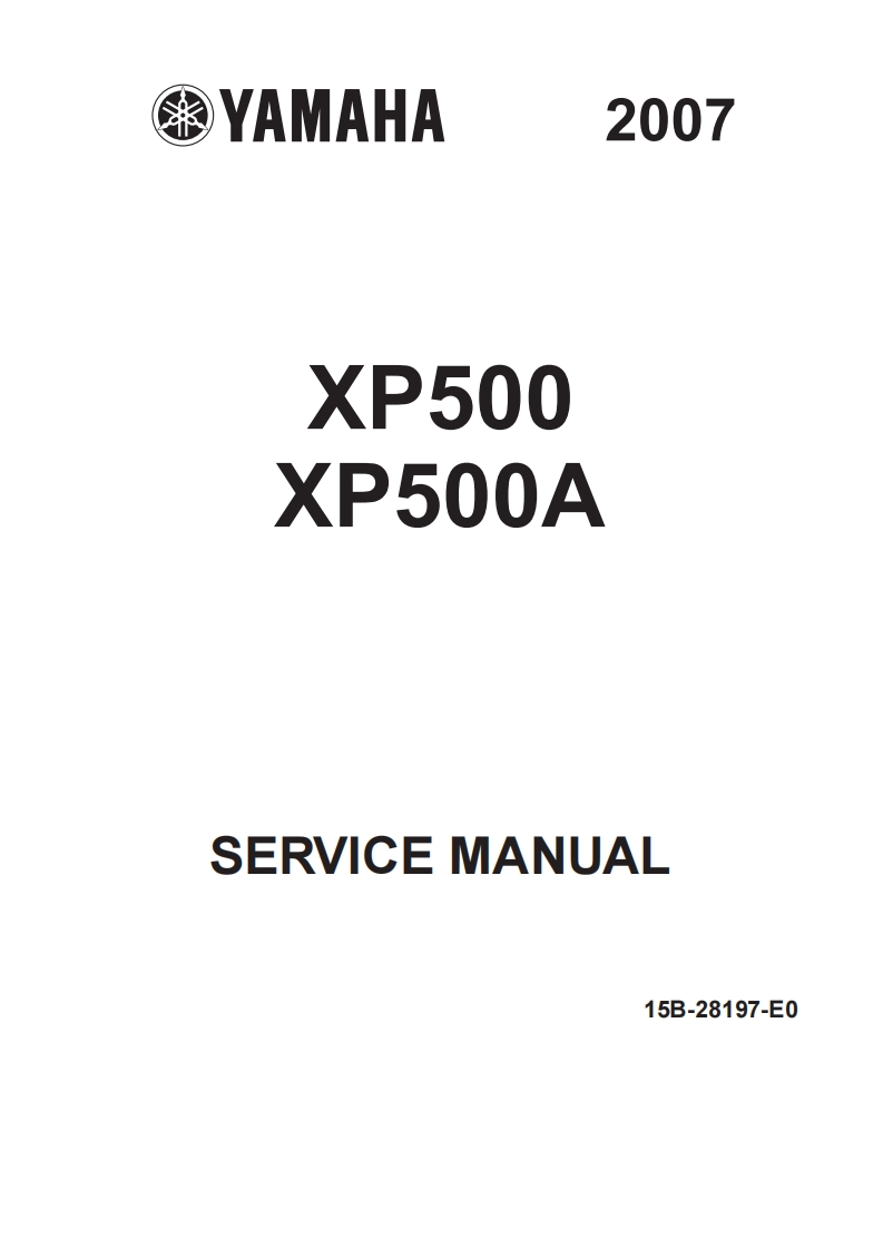 XP500(15B)_2007_Service_Manual维修操作说明书手册含电器原理图-找手册网