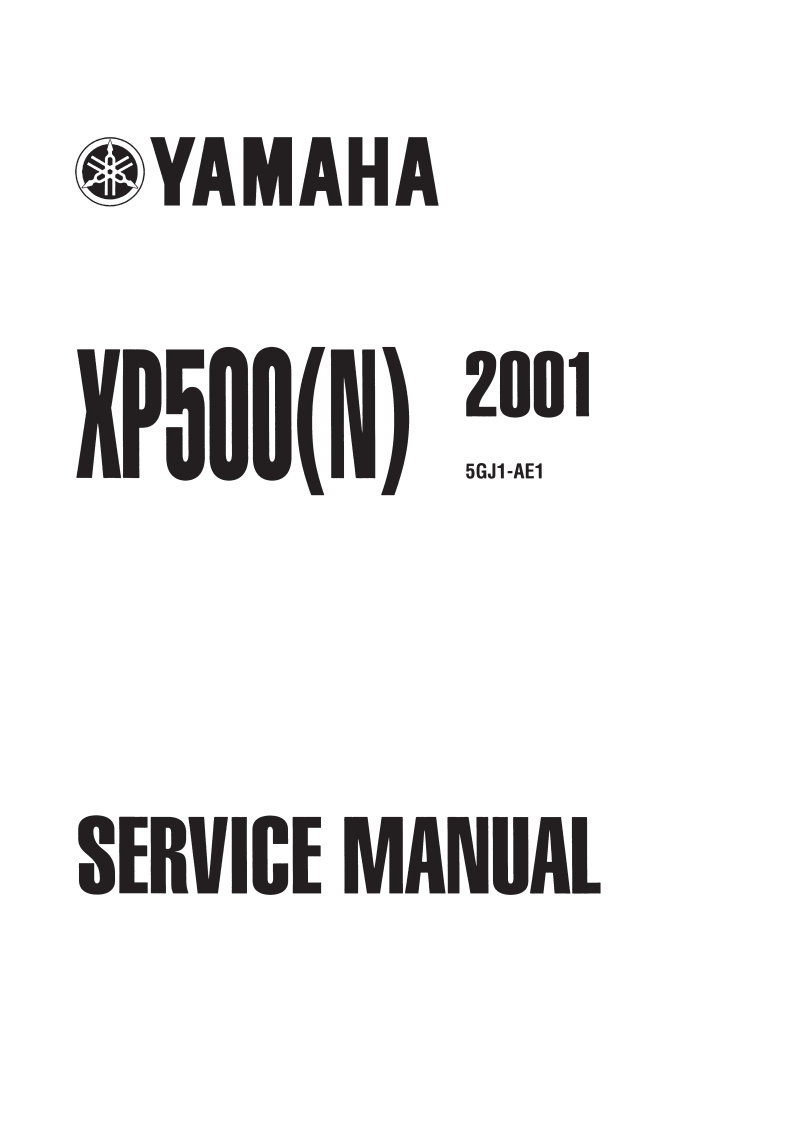 XP500_2001_Service_Manual维修操作说明书手册含电器原理图