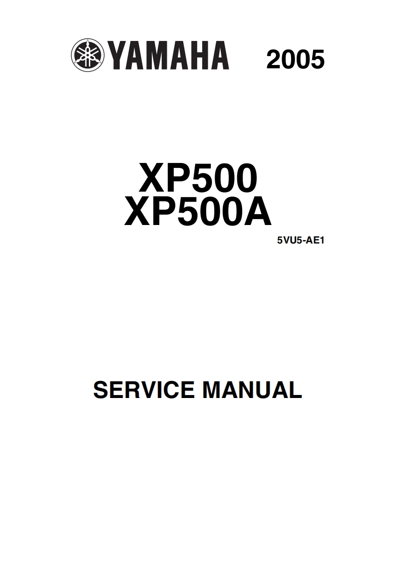 XP500_2005_Service_Manual维修操作说明书手册含电器原理图