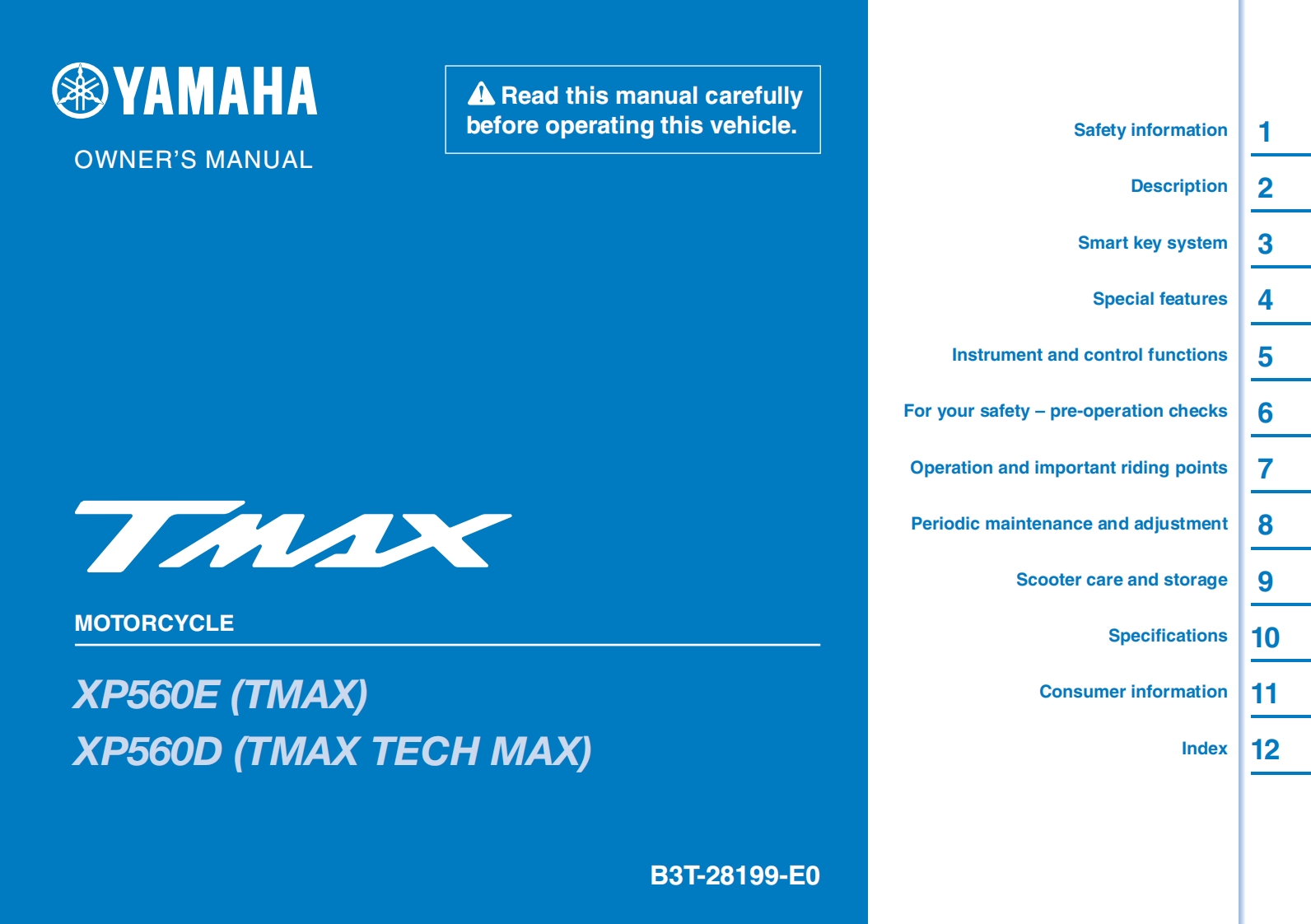 XP560_2020_User_Manual_EN_B3T-28199-E0驾驶与日常维护保养手册