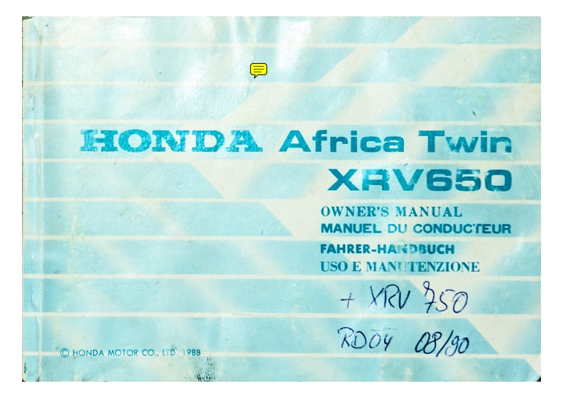 XRV650-owners-manual-pdf-maintenance-section摩托车驾驶与日常维护保养手册