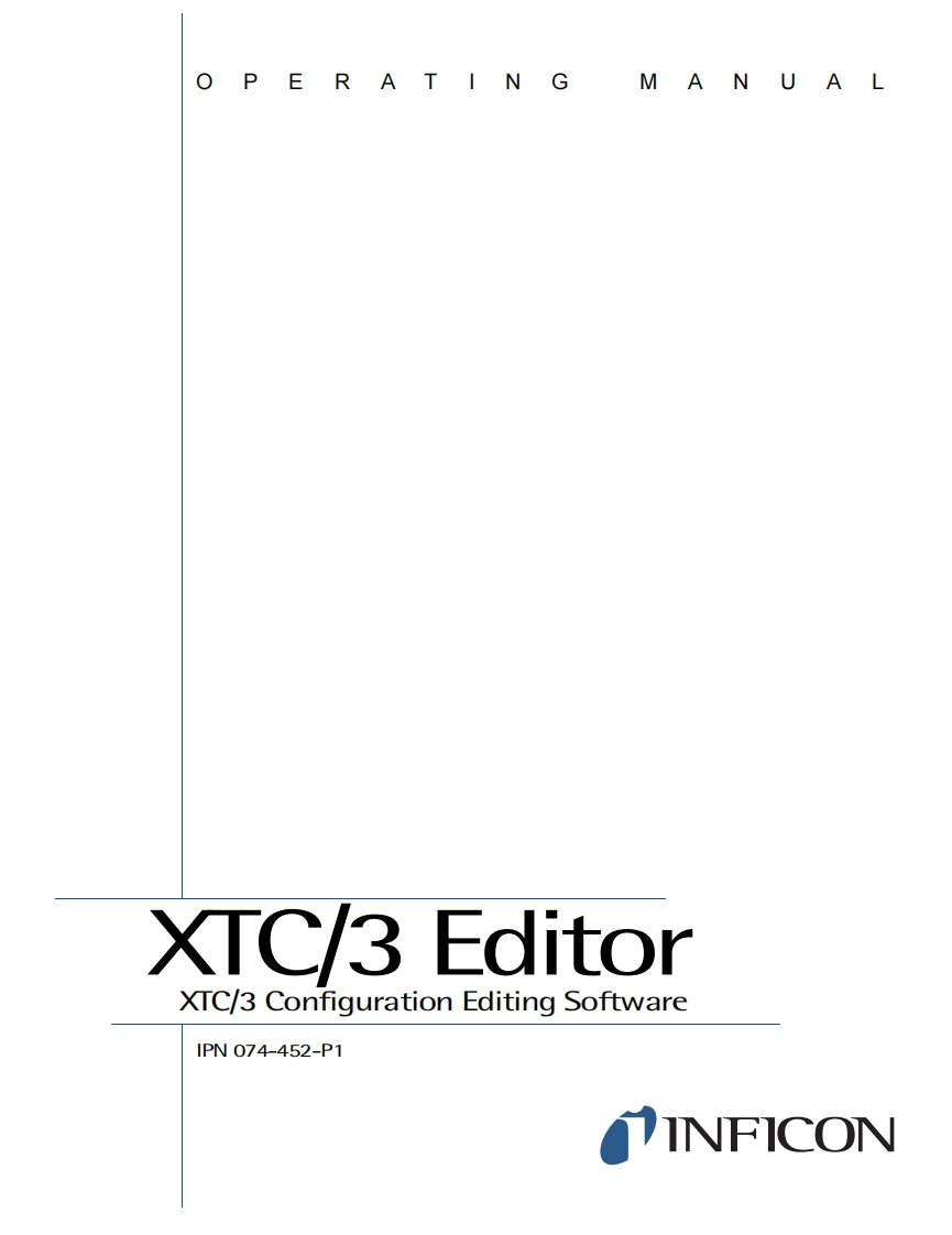XTC3SoftwareEditor操作说明书手册(English)