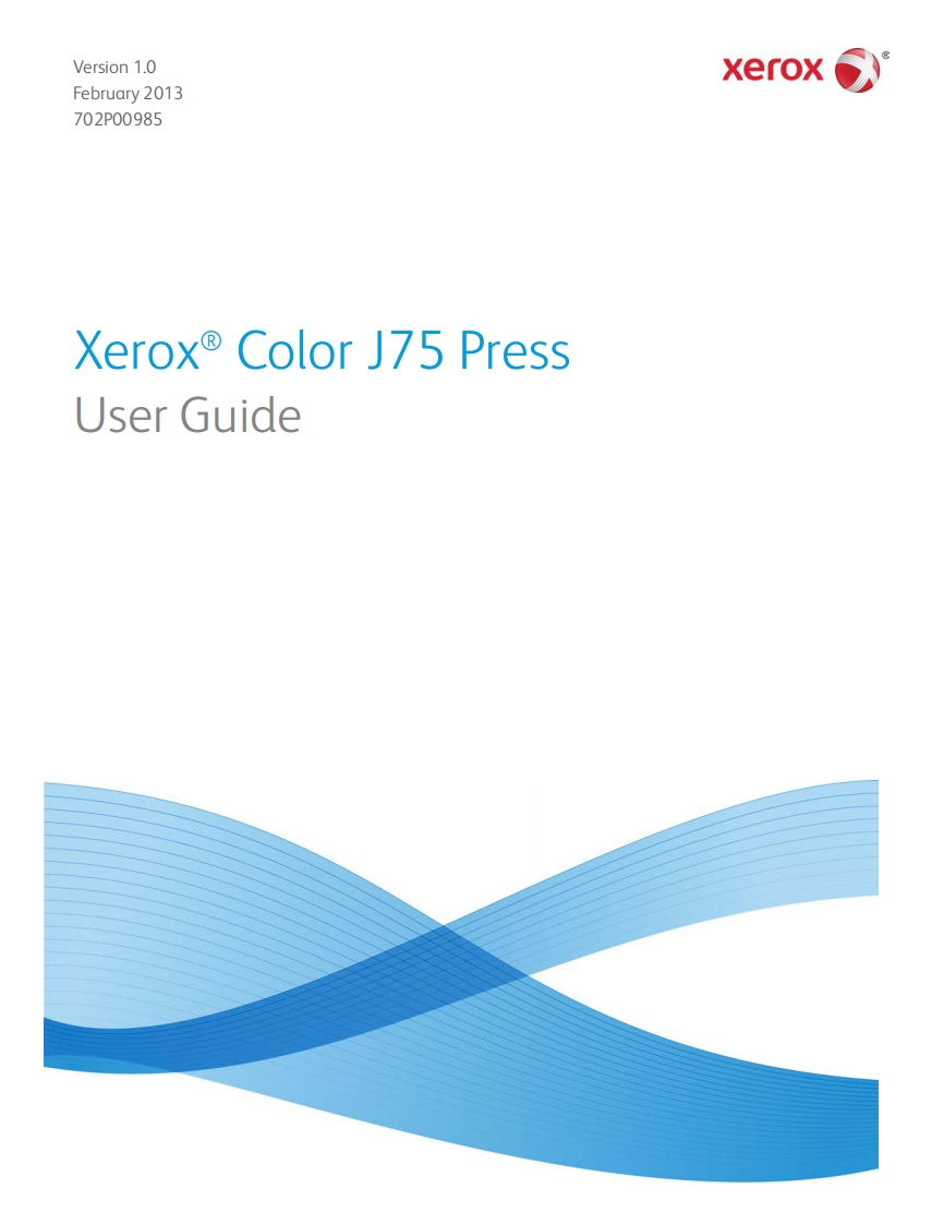 Xerox-J75-操作说明书手册