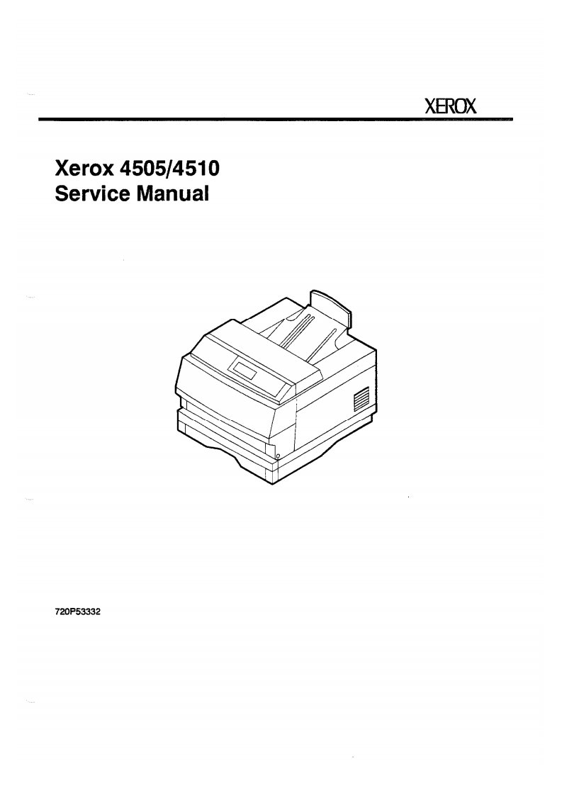 Xerox45054510维修维护手册