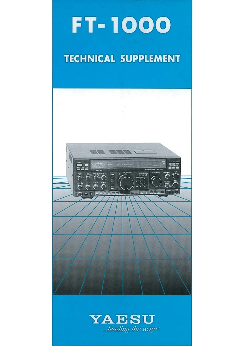 YAESU--FT-1000-维修电器原理图手册