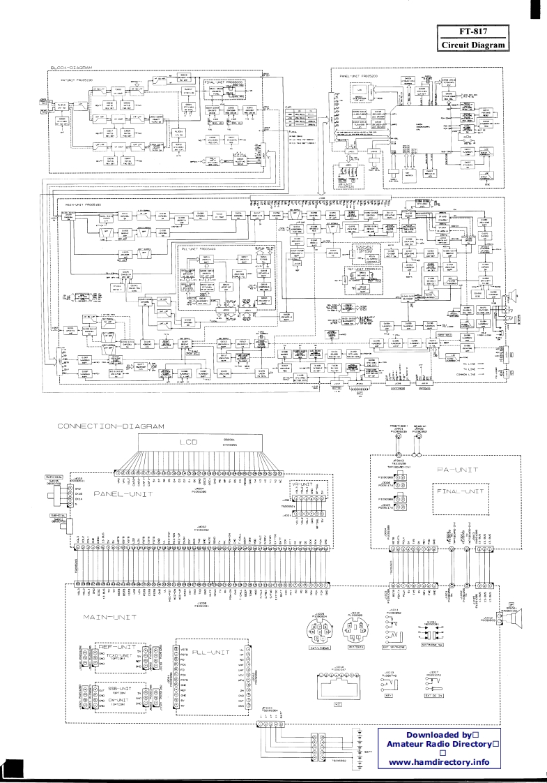 YAESU--FT-817-SCHEMA维修电器原理图