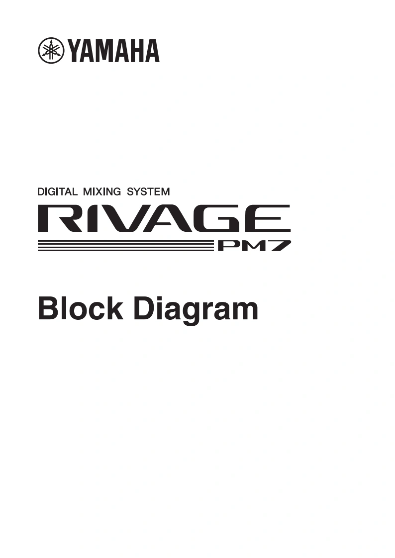 YAMAHA-PM7_blockDiagram-找手册网