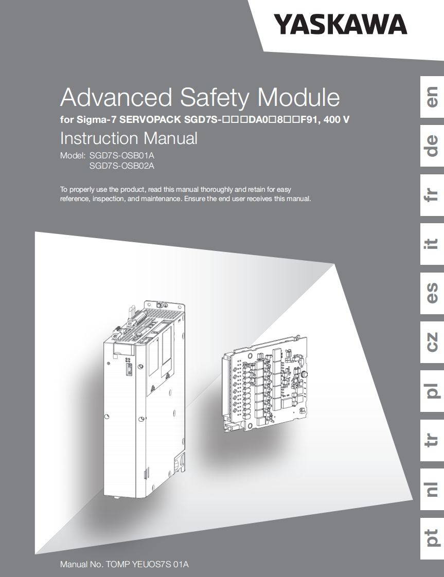YASKAWA-安川ASM7-Instruction-Manual安装调试说明书手册