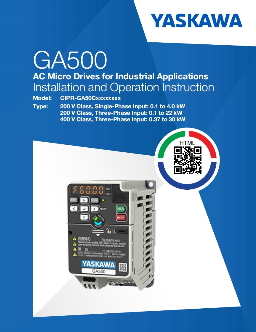 YASKAWA-安川GA500_IOI_ML安装调试说明书手册