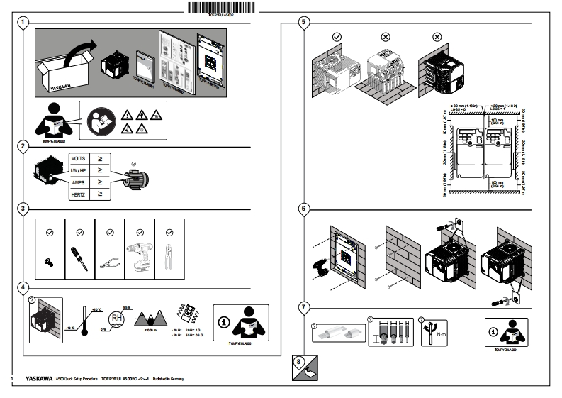 YASKAWA-安川LA500-QSP安装调试说明书手册