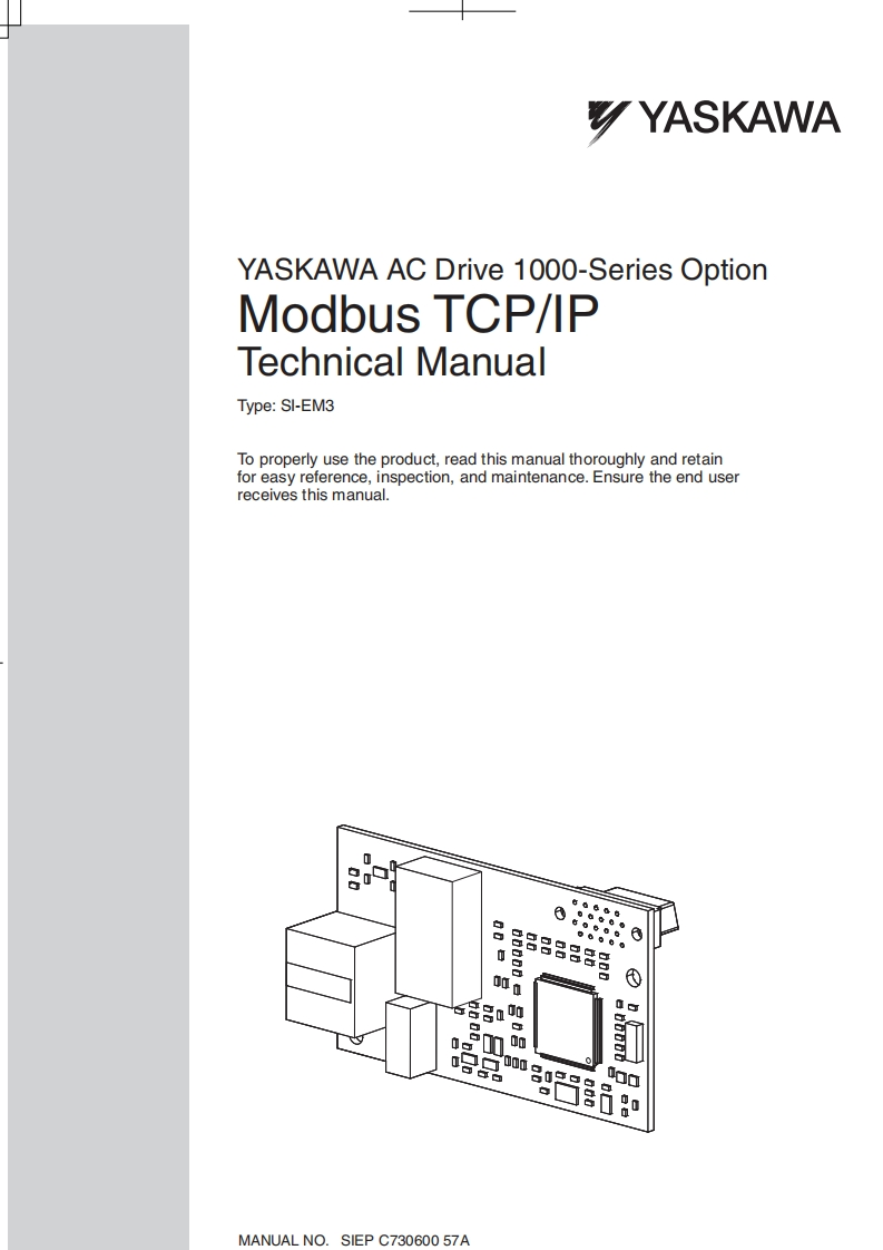 YASKAWA-安川SI-EM3_ModbusTCP_TM_EN安装调试说明书手册-找手册网