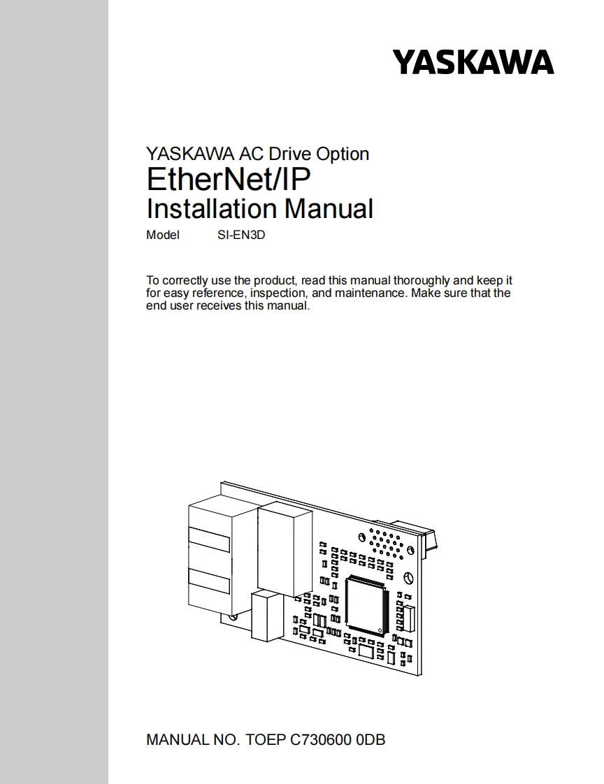 YASKAWA-安川SI-EN3D_EtherNetIP_IM_EN安装调试说明书手册-找手册网