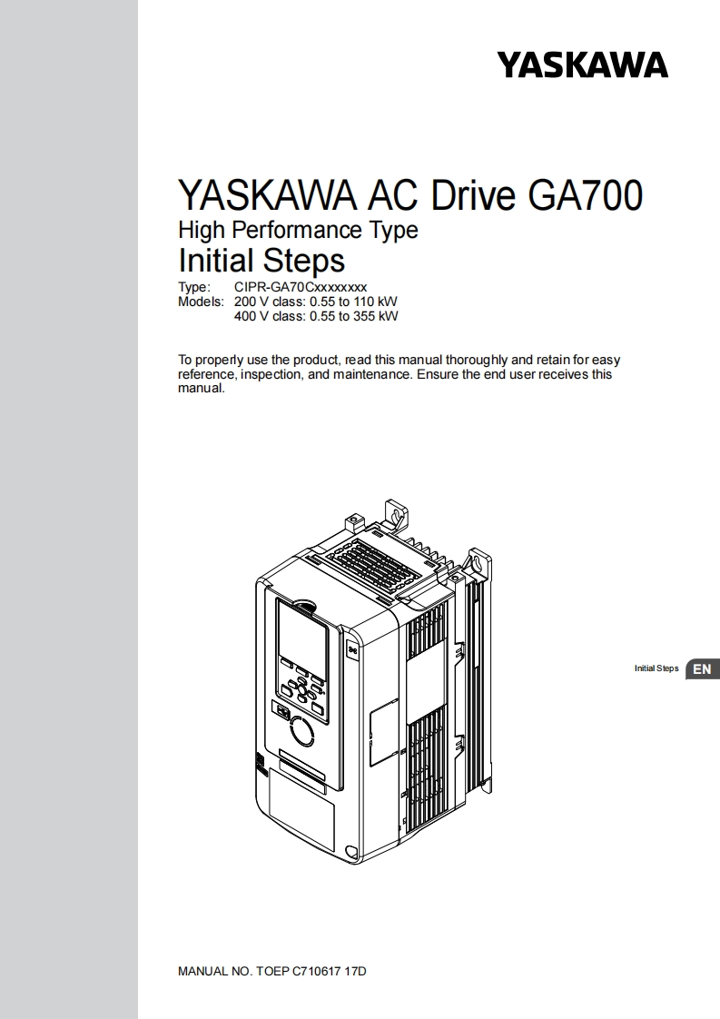 YASKAWA-安川TOEP_C710617_17D_GA700_InitSteps_EN安装调试说明书手册-找手册网