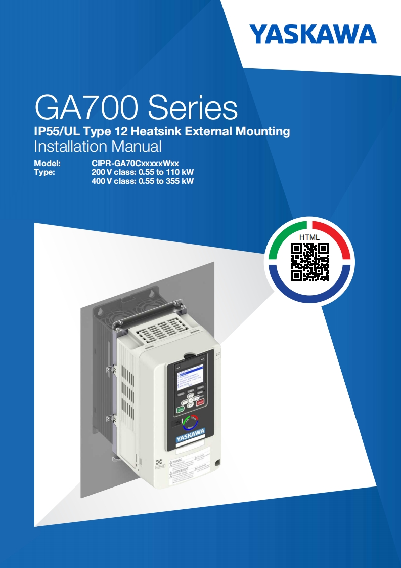 YASKAWA-安川TOMP-C710617-1W---GA700-IP55-UL-Type-12安装调试说明书手册