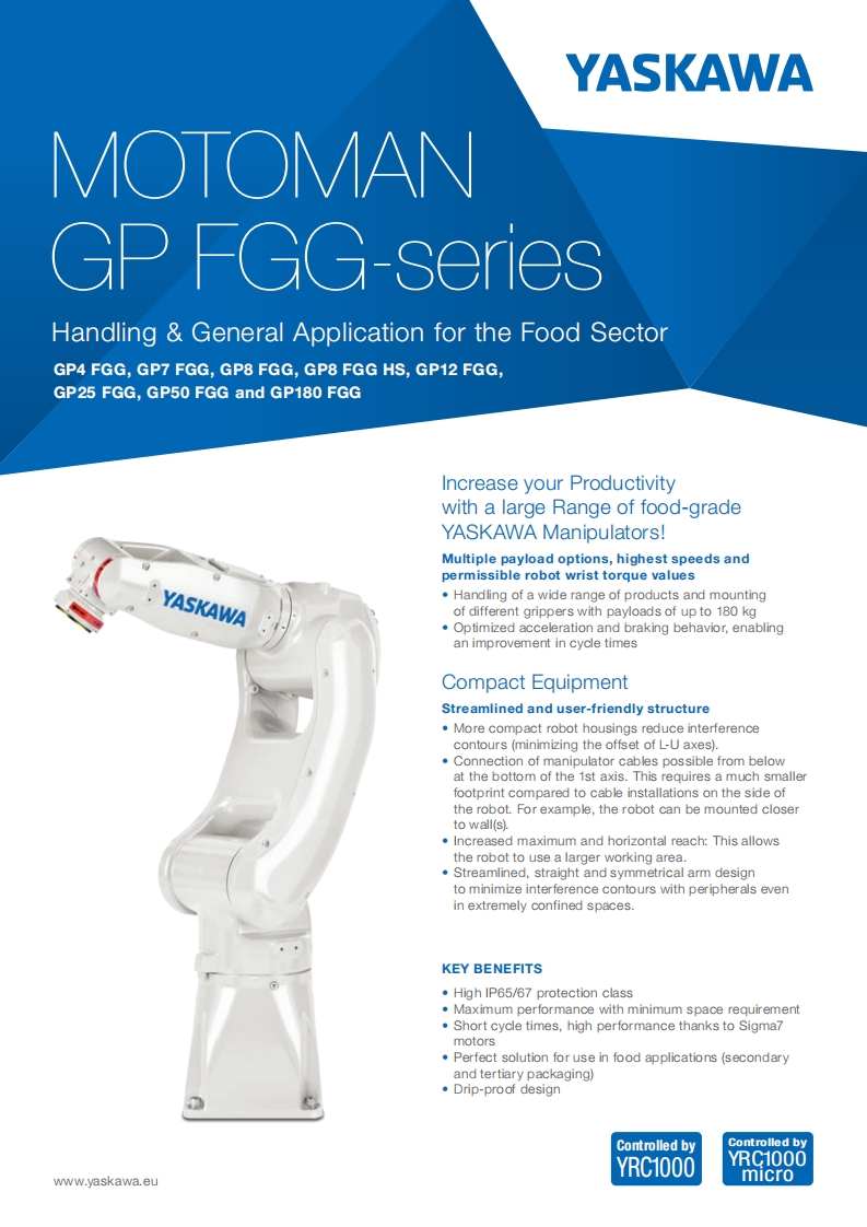YASKAWA安川Brochure_YASKAWA_GP-FGG-Series_EN安装调试说明书手册