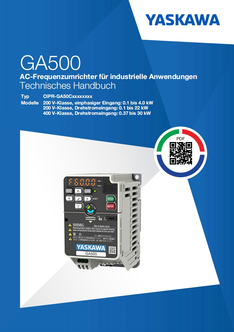 YASKAWA安川GA500_TM_DE安装调试说明书手册