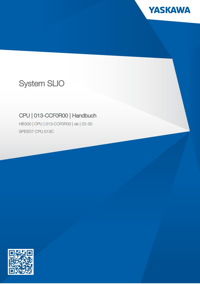YASKAWA安川HB300D_CPU_013-CCF0R00_22-30安装调试说明书手册