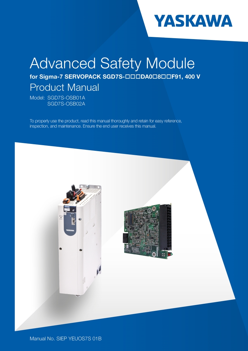 YASKAWA安川SIEPYEUOS7S01BASM7ProductManual安装调试说明书手册