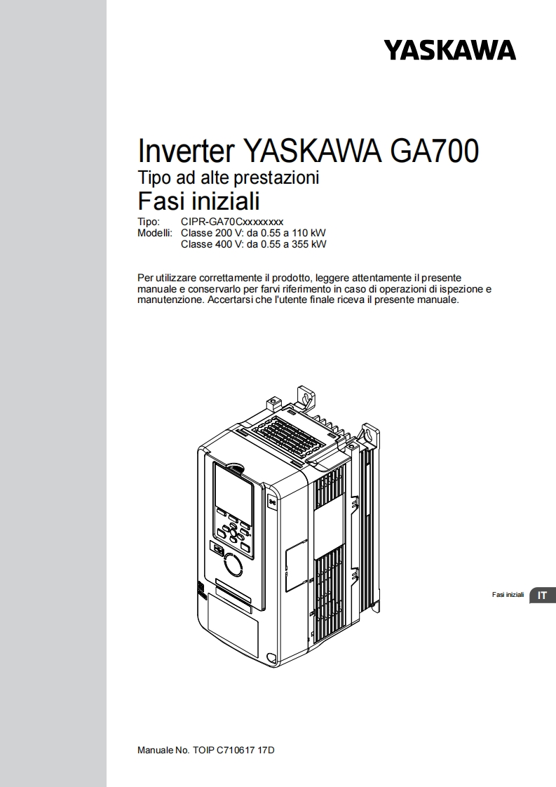 YASKAWA安川TOIP_C710617_17D_GA700_InitSteps_IT安装调试说明书手册