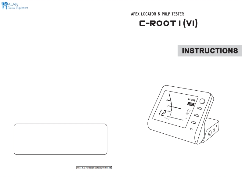 YUSENDENT-C-ROOT-I(VI)-Apex-Locator-操作说明书手册l
