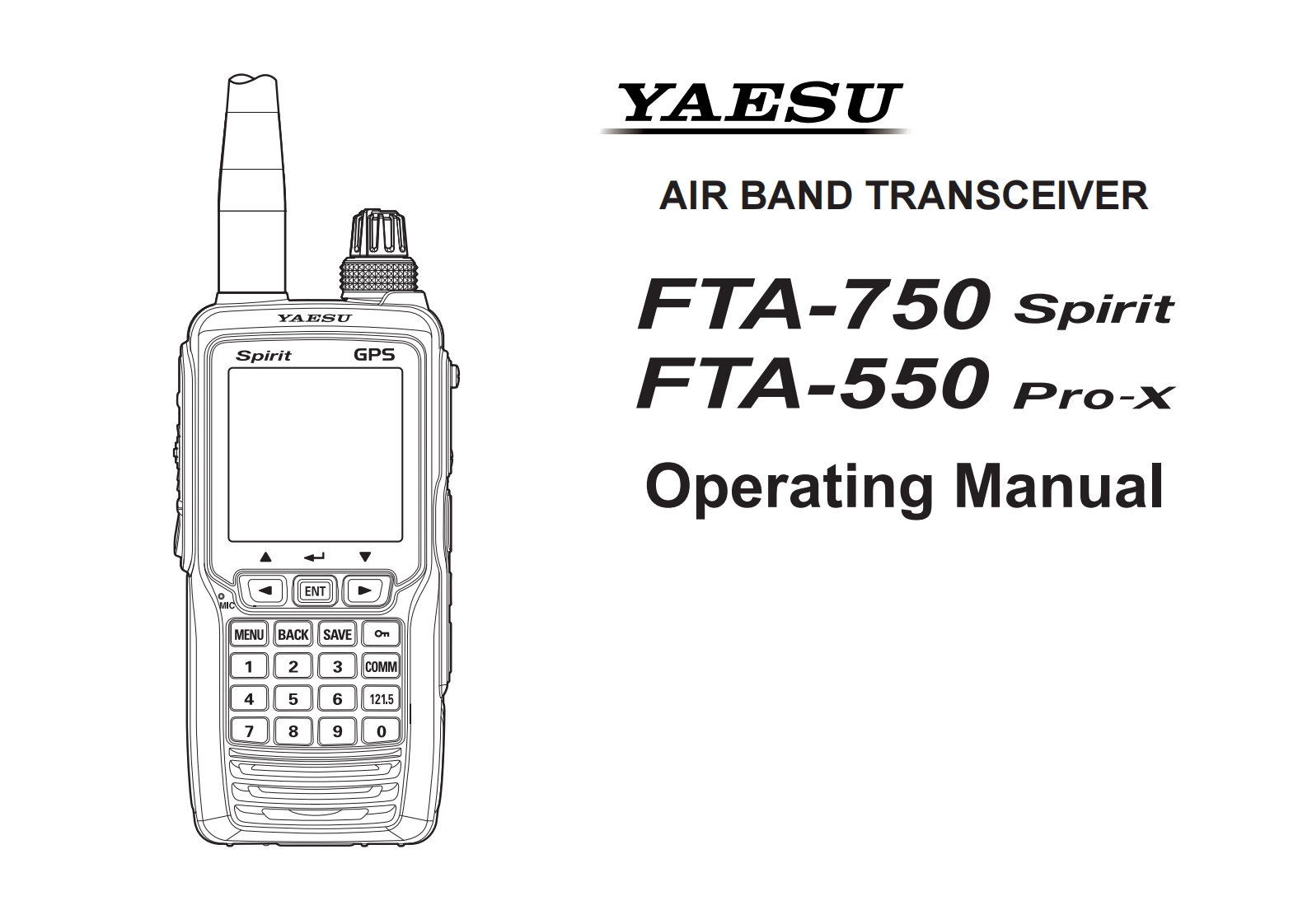Yaesu_FTA-750_550_用户使用操作说明书手册_USA