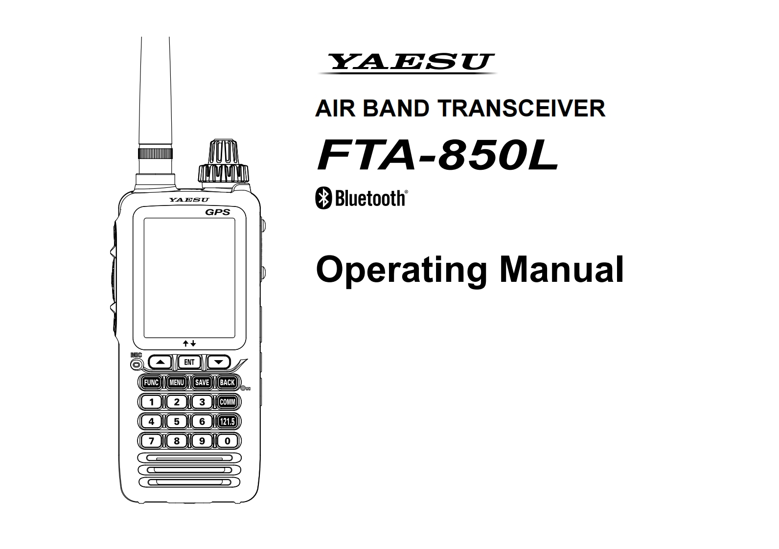 Yaesu_FTA-850L_用户使用操作说明书手册_ENG