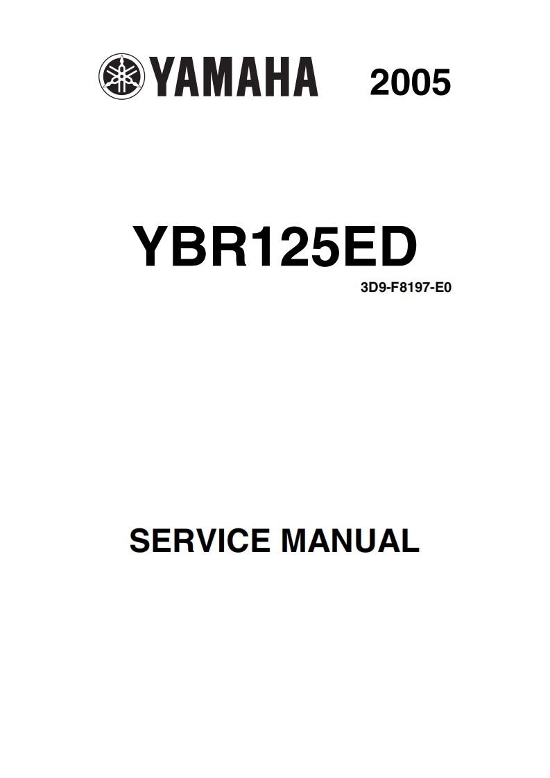 Yamaha-YBR125ED-3D9-E0.Motorcycle-维修手册