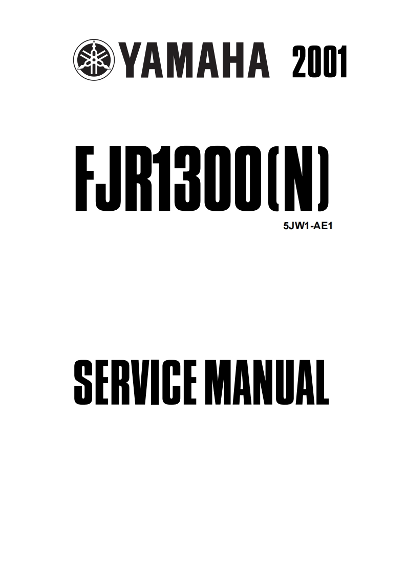 Yamaha-fjr1300_Service_Manual摩托车维修手册
