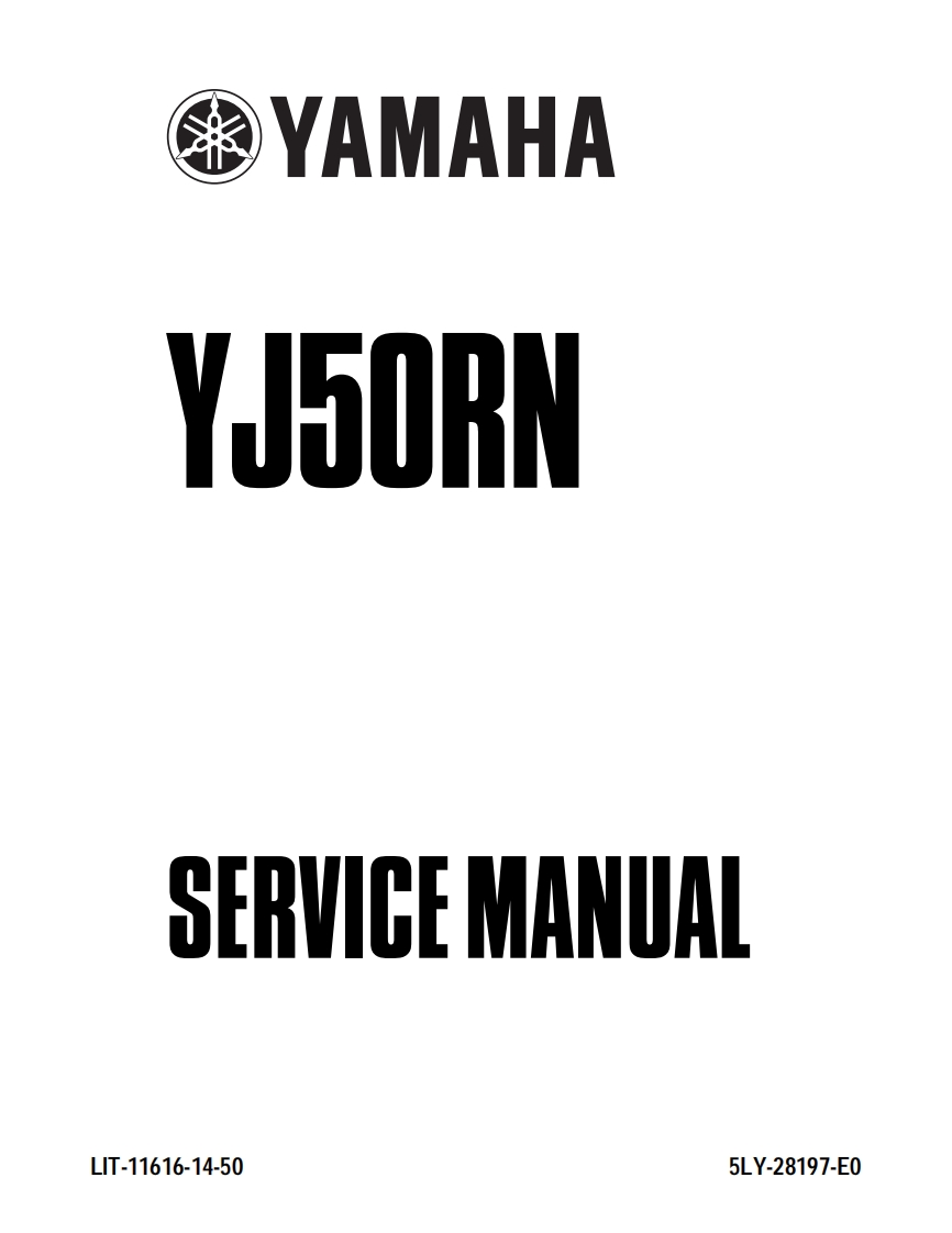 Yamaha_Vino_50_YJ50RN_摩托车维修手册