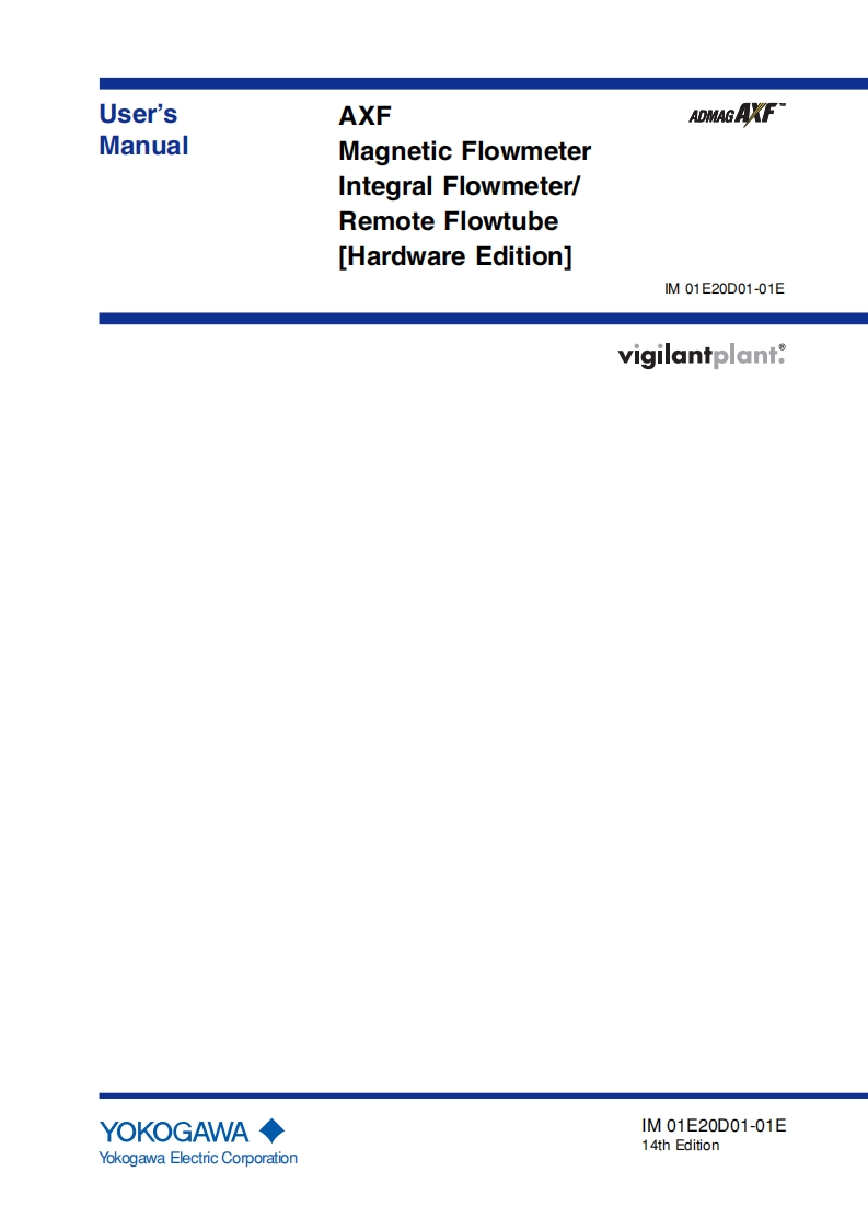 Yokogawa-AXF-User-Manual操作说明书手册新质力文库 - 聚焦新质生产力发展的数字化知识库_行业洞察 / 理论成果 / 实践指南免费下载新质力文库