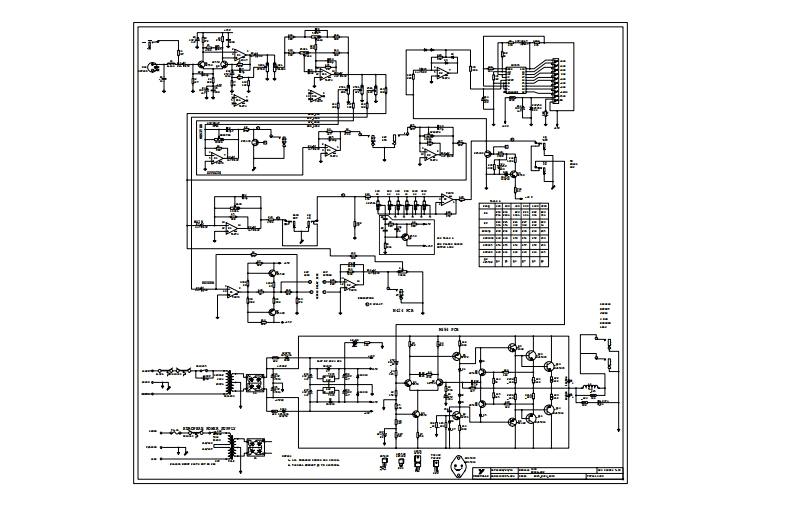 Yorkville-6400-Mixer-Amp-Service-Manual维修服务手册说明书含电器原理图