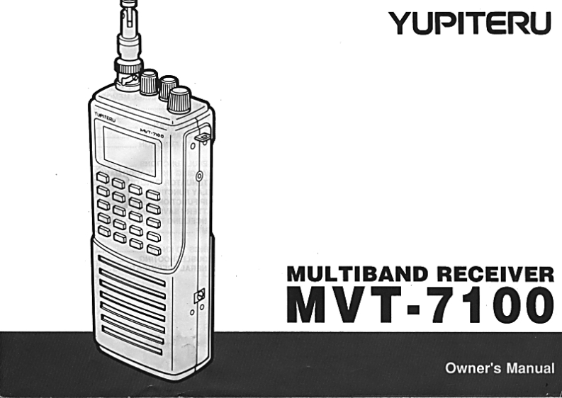 Yupiteru-MVT-7100-(Manual操作说明书手册)