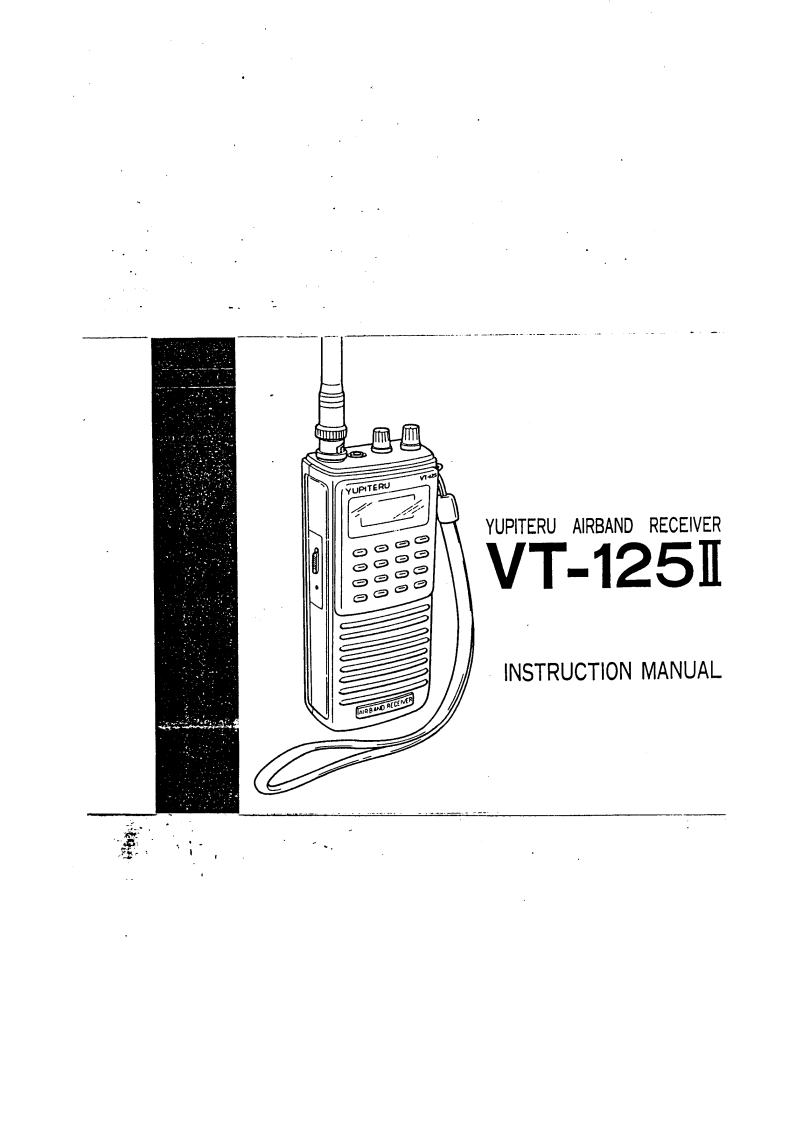 Yupiteru_VT-125_Manual操作说明书手册
