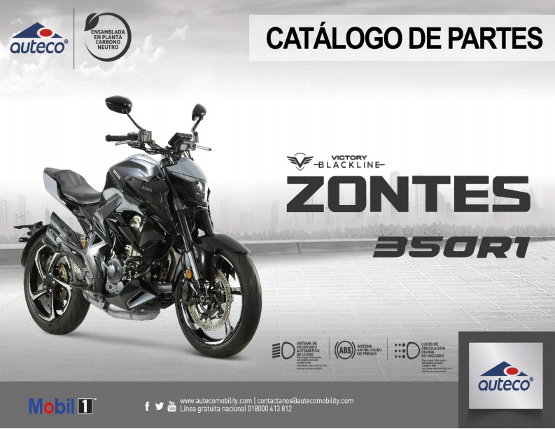 ZONTES-350R1-MAYO-2024摩托车维修零部件手册说明书