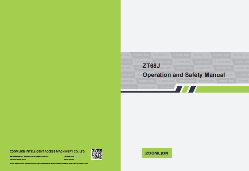 ZT68J-操作说明书手册OpreationSafety-ManualImperial