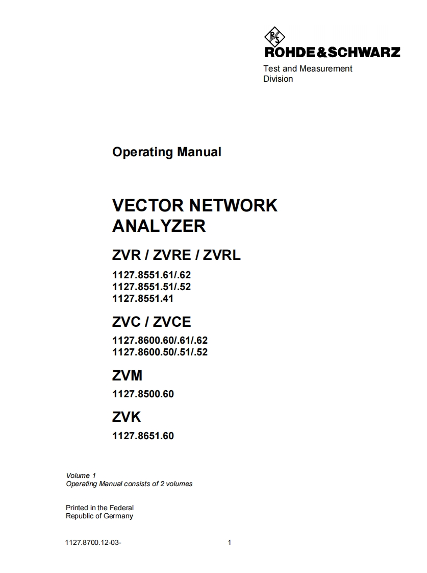ZVC--用户操作维护说明书手册