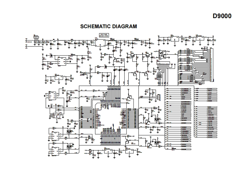 ZastoneD9000电器原理图册
