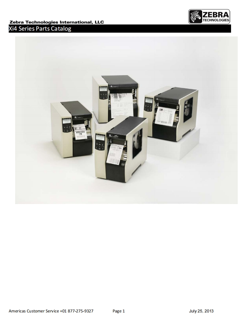 Zebra-Xi4-Series-拆装零部件手册-663912c69a247
