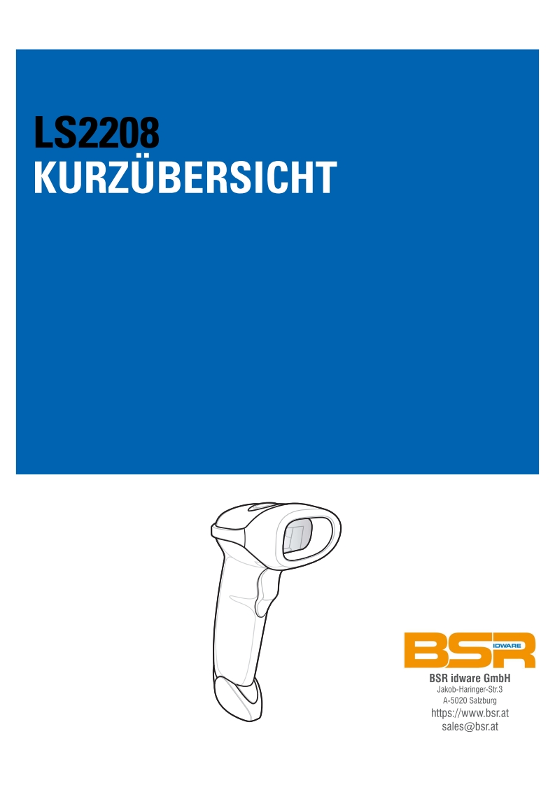 Zebra_LS2208用户操作说明书手册