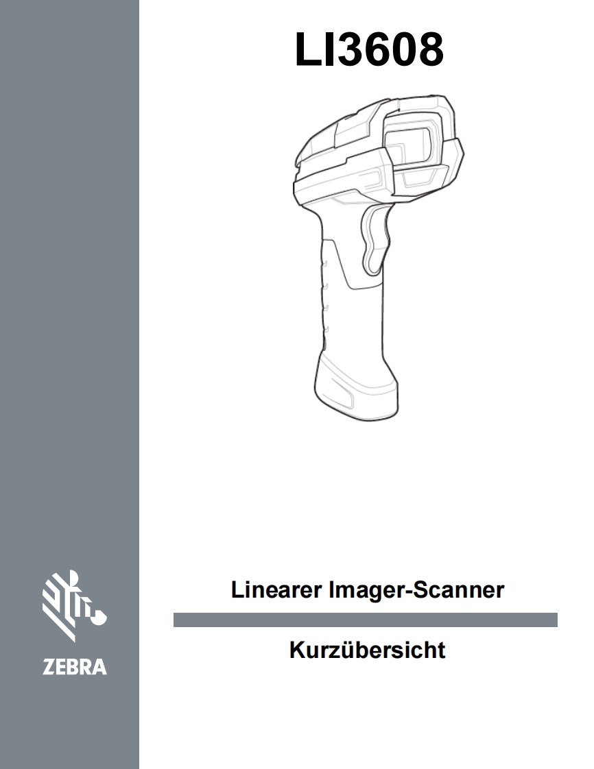 Zebra_Ll3608用户操作说明书手册