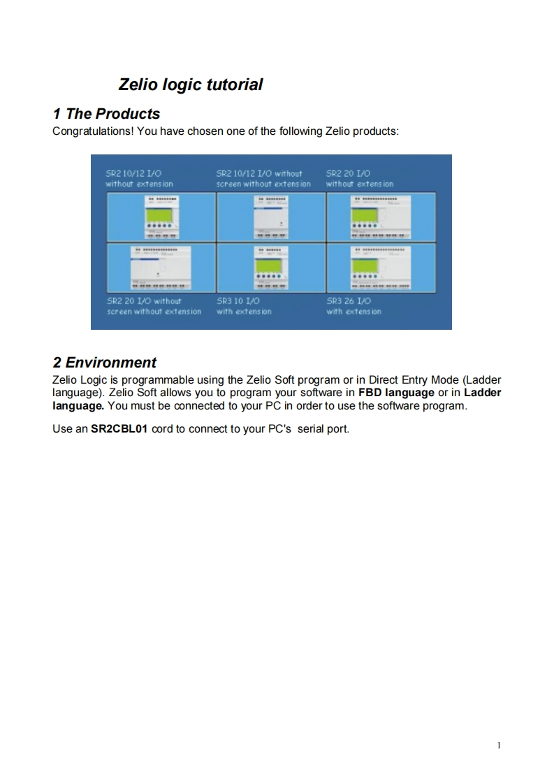 ZelioSoft_short_guide_en安装调试手册