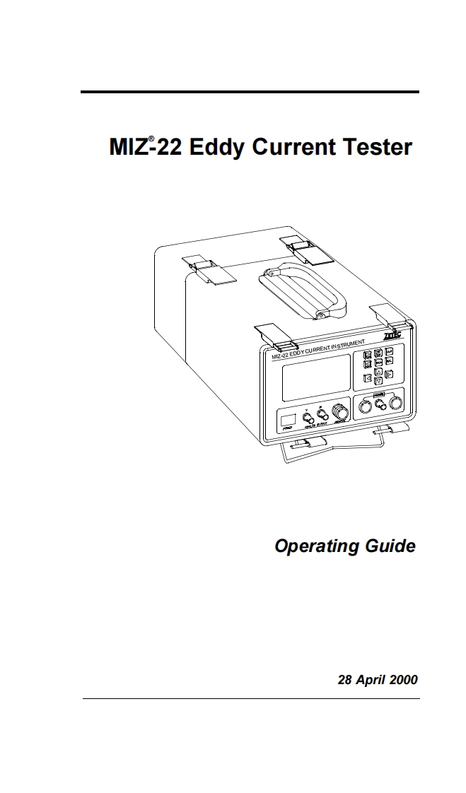 Zetec-MIZ-22-User-Manual操作说明书手册新质力文库 - 聚焦新质生产力发展的数字化知识库_行业洞察 / 理论成果 / 实践指南免费下载新质力文库