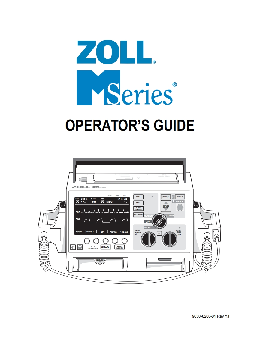 Zoll-M-Series-CCT-Defibrillator操作说明书手册