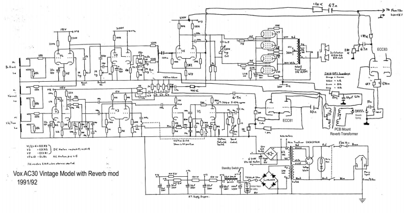 ac30vrev维修电器原理图说明书手册