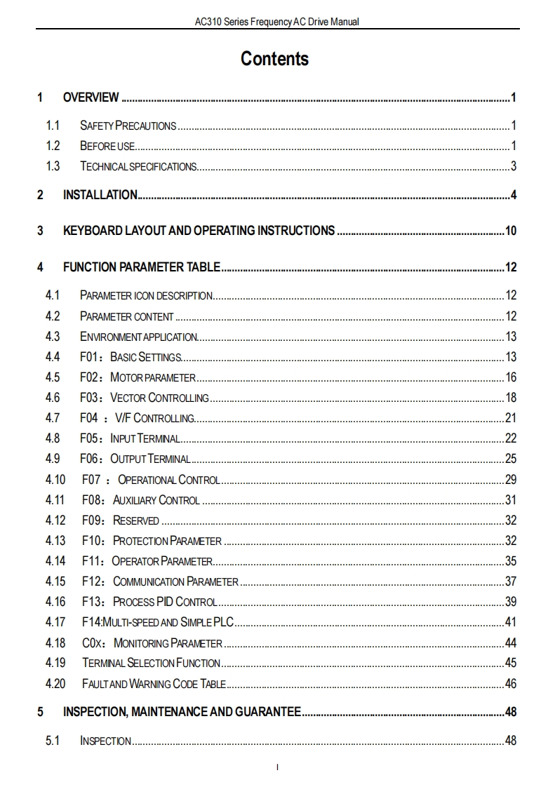 ac310-ac-drive-manual操作说明书手册-simplified-version